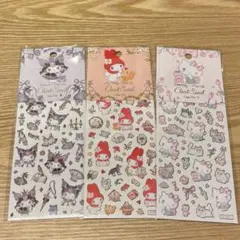 【新品未開封】サンリオキャラクターズ た けいみき クリアシール