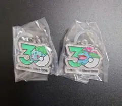 ポケモン30周年 メタルチャームマスコット　フシギダネ フシギバナ2点セット
