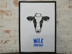 アートポスター　MILK EVERYDAY.