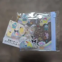 【国内正規品】サンリオ プチパーツシール サンリオキャラクターズ ケース付き