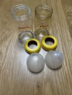 ピジョン 哺乳瓶 2本セット ガラス製・プラスチック製 160ml