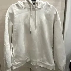 【GU】裏起毛パーカー Sサイズ オフホワイト