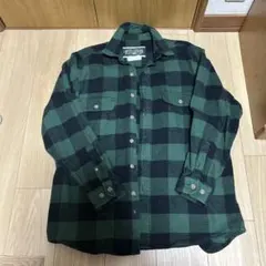 FIELD & STREAM 長袖ネルシャツ 緑黒チェック