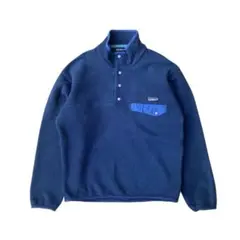 90s patagonia スナップT 92~94年製 雪なし ネイビー 青 S