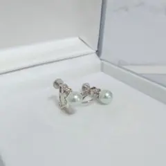 5964★高品質　人気スタッドイヤリング★艶貝真珠パール★シェル★貝