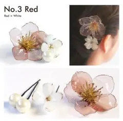 フラワーアクセサリー4点セット