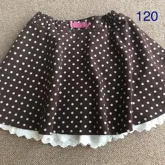 インナーパンツ付きスカート　120