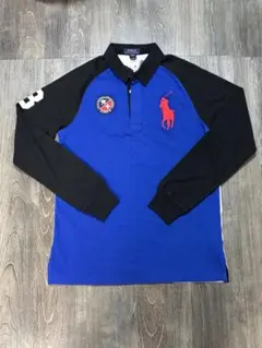 ラルフローレン長袖ポロシャツ（未使用品）ボーイズXL170、メンズS