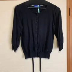 ブルーレーベル　カーディガン  紺色