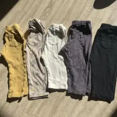 レギンス 90 ５枚セット　ユニクロ、アプレクレール、西松屋