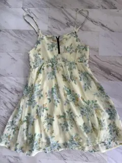 ナイスクラップ 花柄キャミワンピース 裏地付き　未使用