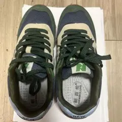 New Balance ML574 ネイビー/グリーン/ベージュ