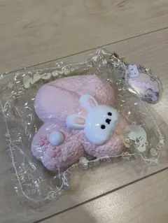 MOMOスクイーズ　冬シリーズ　うさぎマフラー