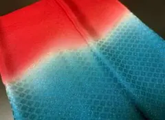 日本的なカラーの帯揚げ