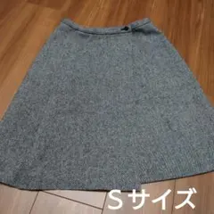 レディース　スカート　膝丈　ブラック　Ｓサイズ