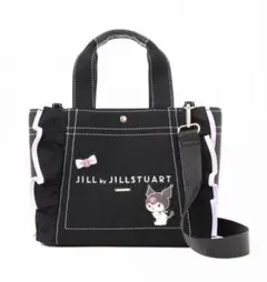新品 ジルバイジルスチュアート　 クロミ×フリルトートバッグ　ブラック