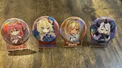 ホロライブ　SUPEREXPO 2023 開催記念缶バッジ&スタンド　4個セット