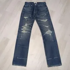 ビンテージ　キムタク縦落ちコーンデニム　 Levi's 501 W32 L32 楽天市場】levi's 501 ジーンズ デニム ストレート コーンミルズ