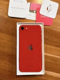 Apple iPhone SE 第2世代 64G RED イヤフォン/充電器/箱 - メルカリ