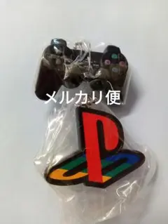 PlayStation ミニチュアチャーム　　 コントローラー＆ロゴ　2点セット