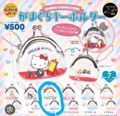 サンリオキャラクターズ　がま口　ポチャッコキーホルダー