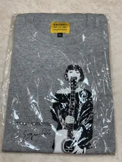 江口寿史×月見ル君想フ Tシャツ青山-台北 moon romantic グレー