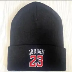 【新品未使用】 Jordan Brand ビーニー　ニット帽　刺繍　23番