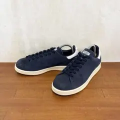 adidas スタンスミス スウェードレザー スニーカー(25cm)ネイビー 紺