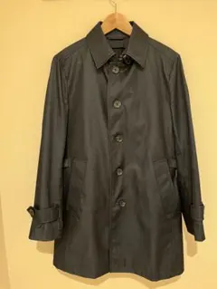 ナノユニバース　ステンカラーコート　ネイビー　メンズM