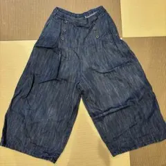 &yarn コットンリネンデニム　マリンパンツ