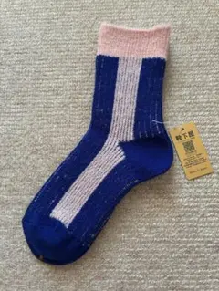 【新品未使用】靴下屋 ソックス ブルー& ピンク
