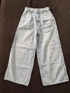 グローバルワーク　デニム　ワイドパンツ