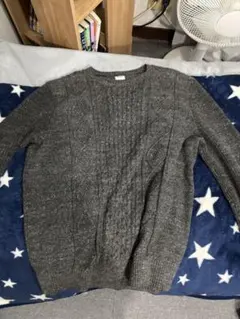 GAP ケーブルニットセーター グレー