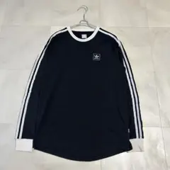 adidas アディダス 長袖カットソー M スリーストライプ L ユニセックス