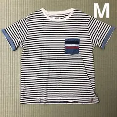 トミーヒルフィガーデニム　メンズ　Mサイズ　半袖　ボーダーのサムネイル