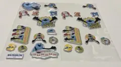 エンスカイ 使いかけ2枚セット パペットスンスン ぷくぷくシール