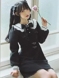 Ank Rouge アンクルージュ 千鳥ジャガードブラウスのサムネイル
