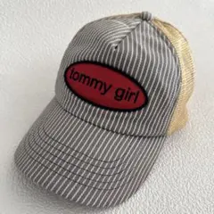 tommy girl メッシュキャップ y2k 平成 ストライプ トミーガールのサムネイル