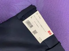 ライト様専用　ユニクロ　ネイビースマートアンクルパンツ　L ストレッチ未使用品