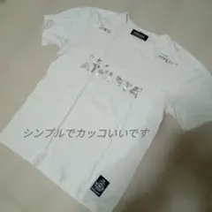 美品!《ATHLETA》定番ロゴTシャツ★ホワイト×シルバーロゴ★Mサイズ★