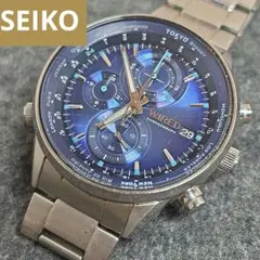 稼働品 セイコー SEIKO ワイアード WIRED クロノグラフ メンズ腕時計