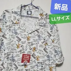 新品 トム&ジェリー Tシャツ トムとジェリー 半袖シャツ アロハシャツ 総柄のサムネイル