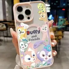 Duffy and Friends iPhone16 ケース カバー ピンク