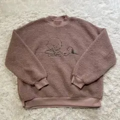 PEANUTS ピーナッツSNOOPY スヌーピーボアプルオーバー