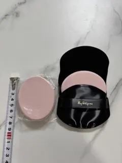 メイウシヤマ パフ ケース付き 替えパフ付き