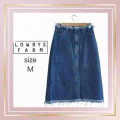 LOWRYS FARM デニムスカート Mサイズ