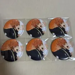 ハイキュー!! ミドルブロッカーグリッター缶バッジ　日向翔陽 6個セット