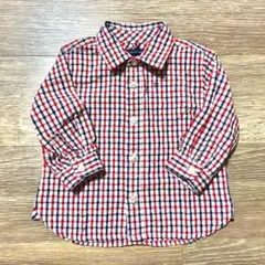 TOMMY HILFIGER トミーヒルフィガー　チェック柄シャツ 12M