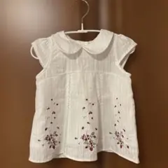 petit main 刺繍入りブラウス90cm