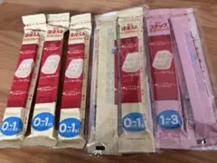 ほほえみらくらくキューブ5本、ステップらくらくキューブ2本